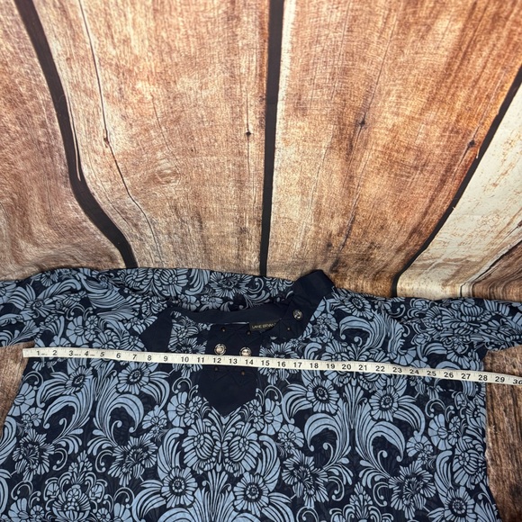 Lane Bryant blue Floral Tunic - Picture 5 of 6